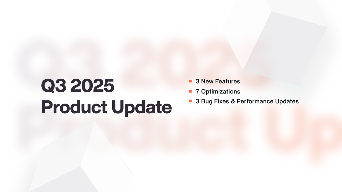Q3 2025 Product Update